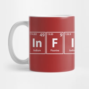 Infinite (In-F-I-Ni-Te) Periodic Elements Spelling Mug